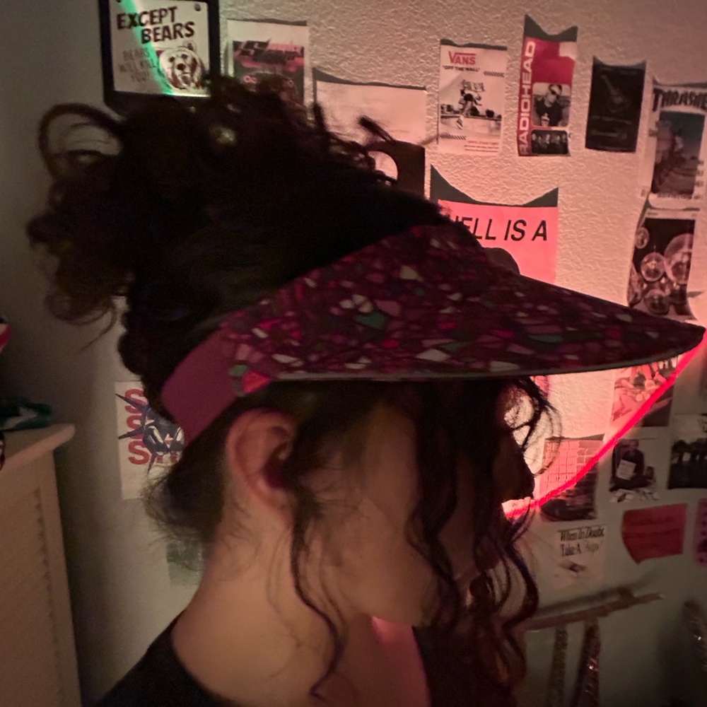 Multi Colored Lululemon Visor Hat